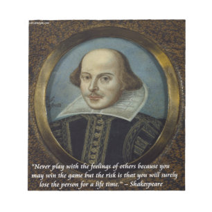 Shakespeare & Zijn Beroemde Gevoelenscitaten Notitieblok