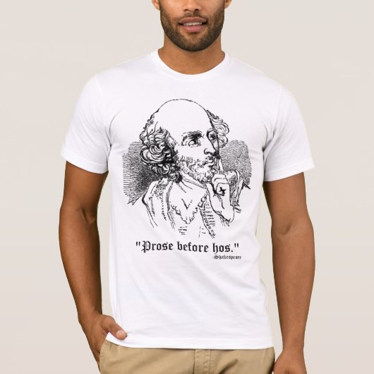 Shakespeare's Hos T-shirt (Voorkant)