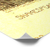 Shakespeare's House Stratford on Avon Poster (Hoek)