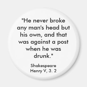 Shakespeare's Insult Magnet Magneet
