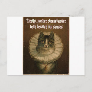 Shakespeare's kat briefkaart