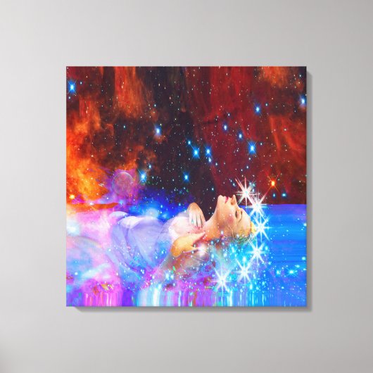 Shakespeare's Ophelia Canvas Afdruk (Voorkant)