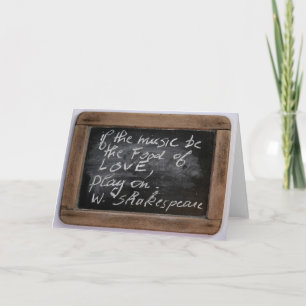 Shakespeare's Quote - Love Valentine's D. Greeting Feestdagen Kaart