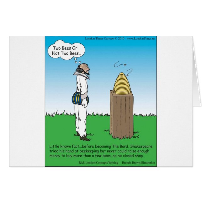 Shakespeare's The BeeKeeper Funny Gifts & T - shir (Voorkant Horizontaal)