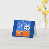 Shakespearian Bee Rick London Funny Kaart (Gele Bloem)