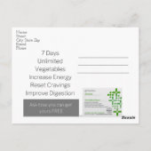 Shaklee reinigt Briefkaart (Achterkant)