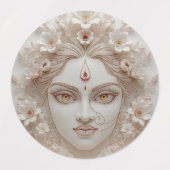 Shakti Within - Minimal Devi Illustration Labels (Design 2)