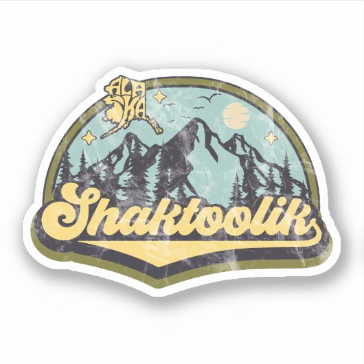 Shaktoolik, Alaska Sticker (Voorkant)