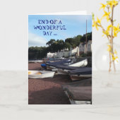 Shaldon, Fin d'une journée merveilleuse - Carte d' (Fleur jaune)