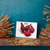 Shallot cartoon illustratie fotoplaat (Zijkant)