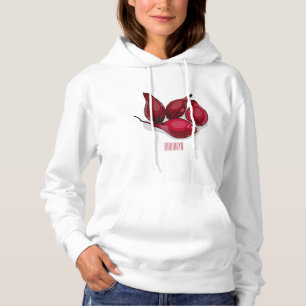 Shallot cartoon illustratie hoodie