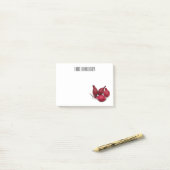 Shallot cartoon illustratie post-it® notes (Op bureau)