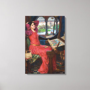 Shallot van John William Waterhouse Canvas Afdruk