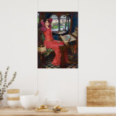 Shallot van John William Waterhouse Poster (Keuken)