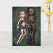 "Shallow Grave"-Wenskaart Kaart (Gele Bloem)