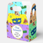 Shaloch Manot - gepersonaliseerde kleurrijke Bedankdoosjes (Geopend)