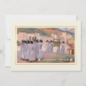 Shalom à Pesach. Carte de voeux Pessin d'Art (Devant)