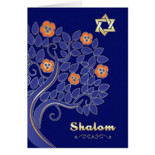 Shalom à Pesach. Cartes de création personnalisabl