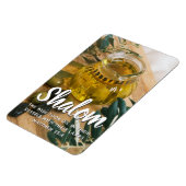 Shalom Bible Verse Flexible Photo Magnet (Côté Gauche)