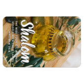 Shalom Bible Verse Flexible Photo Magnet (Horizontal)