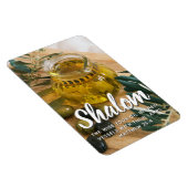 Shalom Bible Verse Flexible Photo Magnet (Côté Droit)