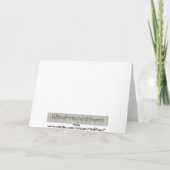 Shalom bij Chanoeka, Personaliseerbare Feestdagen Kaart (Achterkant)