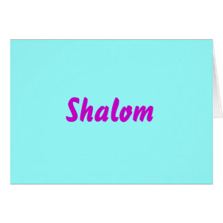 Shalom (blanco binnenin)