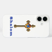 Shalom Case-Mate iPhone Case (Achterkant (horizontaal))