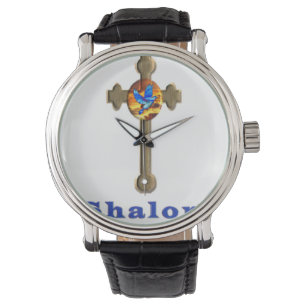 Shalom cross horloge