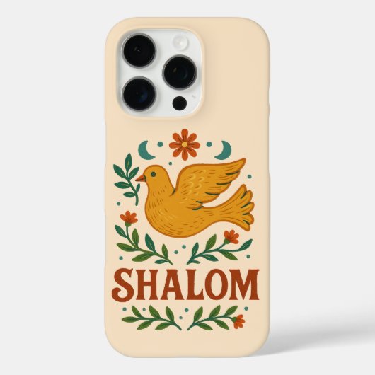 Shalom Duif Vrede Aarde Case-Mate iPhone Case (Achterkant)
