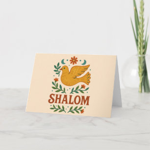Shalom Duif Vrede Aarde Kaart