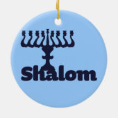Shalom Keramisch Ornament (Achterkant)