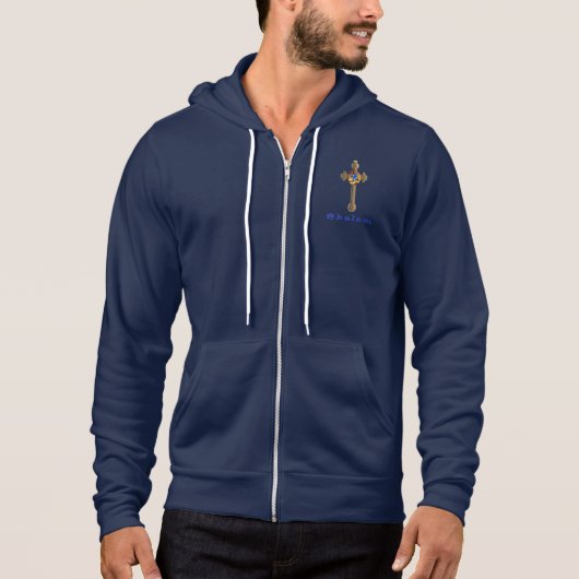 Shalom mannen Christelijke t-shirts (Voorkant)