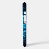 Shalom op Blue Fractal Case-Mate iPhone Case (Achterkant / Links)