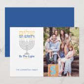 Shalom Peace on Earth Hanukkah (Voorkant / Achterkant)