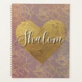 Shalom Pink & Gold Planner (Voorkant)