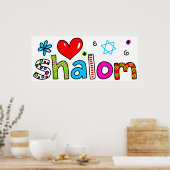 Shalom Poster (Keuken)