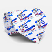 SHALOM Pray for Peace of Jeruzalem Stropdas (Opgerold)