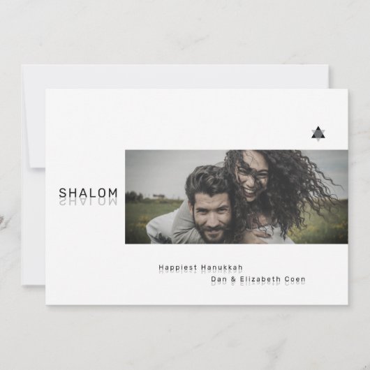 Shalom Shalom-fotokaart Kaart (Voorkant)