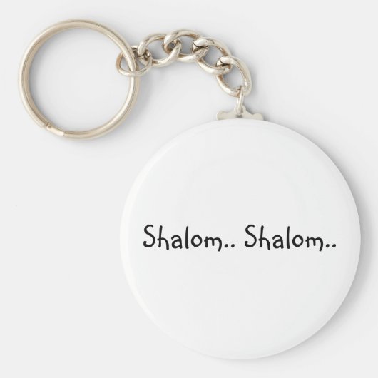 Shalom. Shalom. -Sleutelhanger Sleutelhanger (Voorkant)