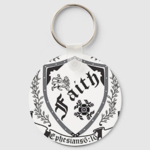 Shalom Shield of Faith Sleutelhanger