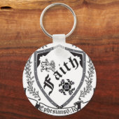 Shalom Shield of Faith Sleutelhanger (Voorkant)