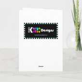 Shalom significations Carte de voeux (Dos)