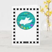 Shalom significations Carte de voeux (Fleur jaune)