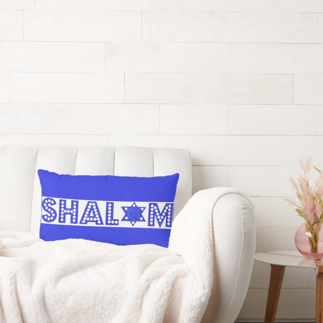 Shalom sprankel modern kussen (Bank)