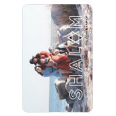 Shalom Star Hanoukka Magnet (Vertical)