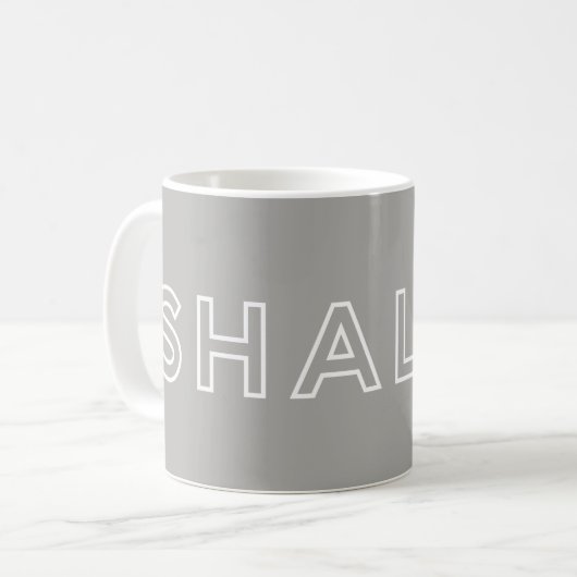 Shalom Star Mug (Devant gauche)