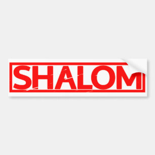 Shalom Stempel Bumpersticker