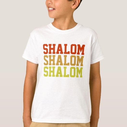 Shalom T-shirt (Voorkant)
