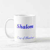 Shalom - tasse de la bénédiction (Gauche)